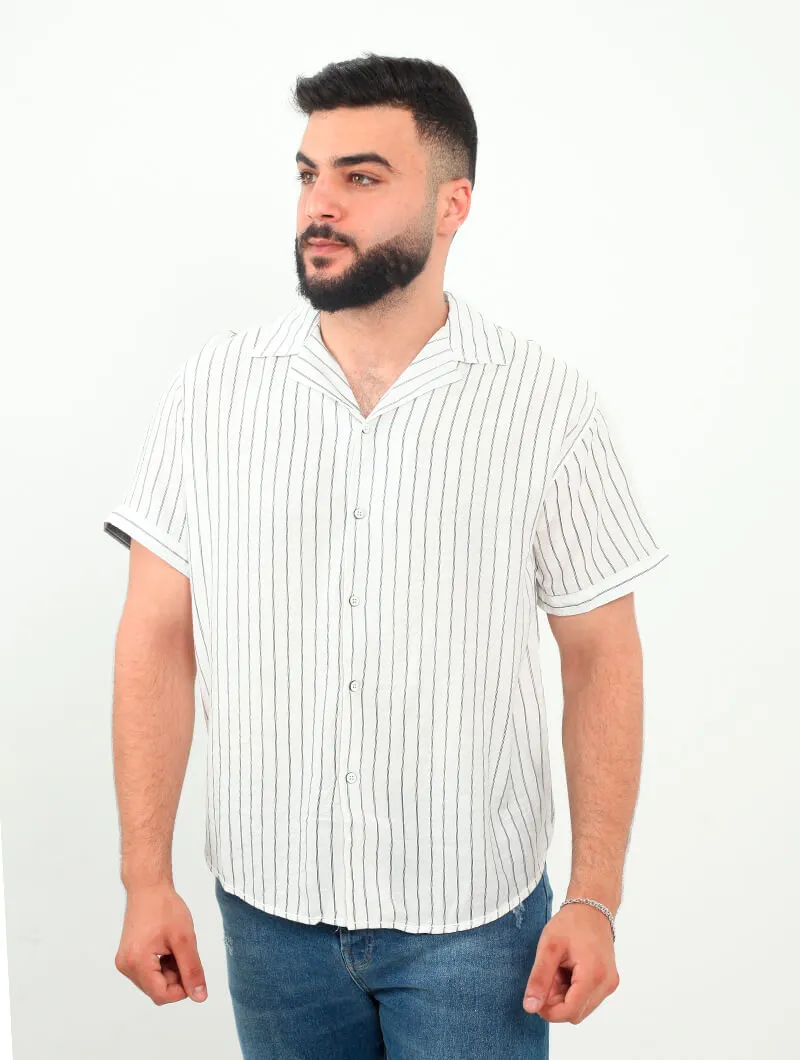 Chemise en lin coton regular